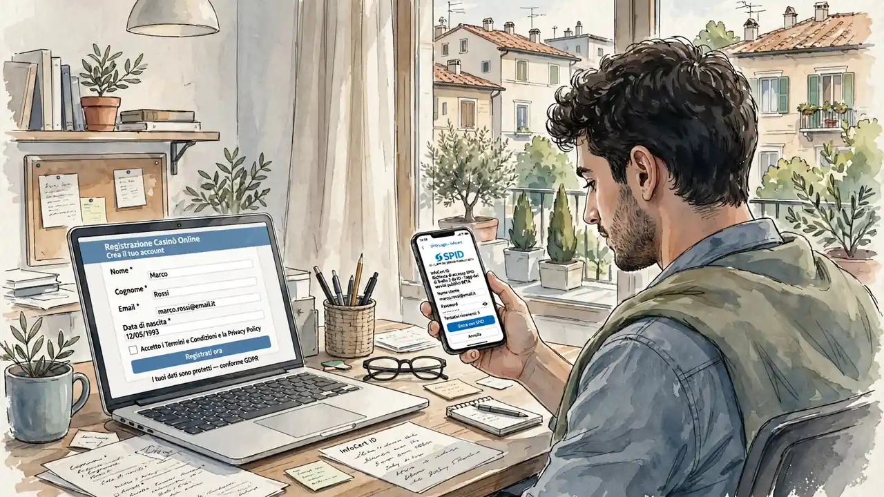 Registrazione casinò con SPID: guida e controlli